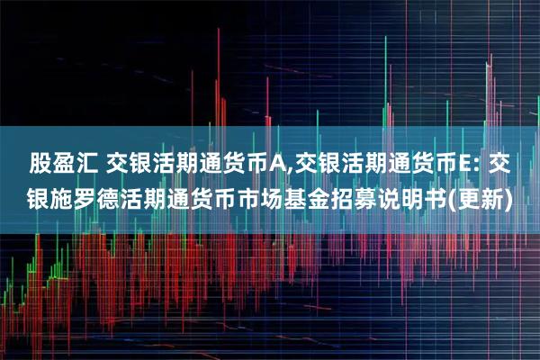 股盈汇 交银活期通货币A,交银活期通货币E: 交银施罗德活期通货币市场基金招募说明书(更新)